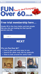 Mobile Screenshot of funover60.co.uk