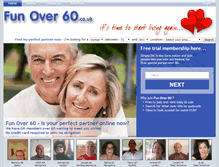 Tablet Screenshot of funover60.co.uk